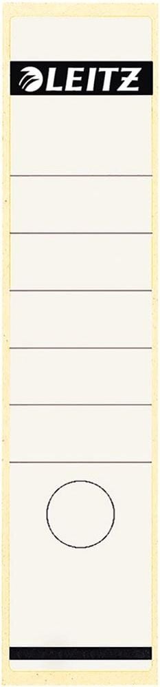 Rückenschilder Leitz 1640, breit/lang, 285x61,5mm, selbstklebend, Pack
10 Stück, gelb