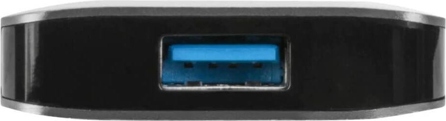 USB-Hub Targus ACH226EU, USB-C-Hub, für bis zu 4 Geräte, silber