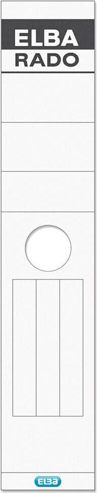 Hängeordner-Rückenschilder Elba 04407/100420958, breit/lang, 290x59mm, selbstklebend, Pack 10
Stück