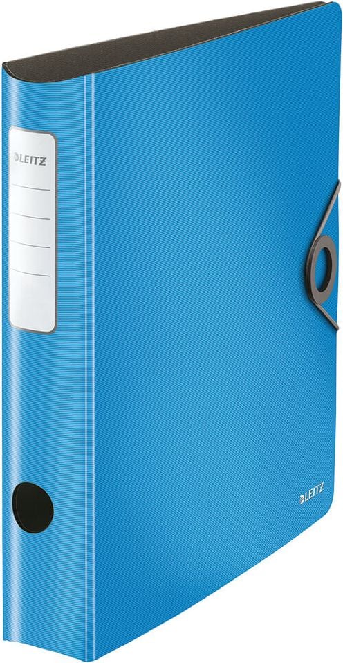 Ordner A4 Leitz Active Solid 1048, 65mm, Polyfoam, A4, 6,5cm Rücken, 180 Grad, Kunststoff, hellblau
