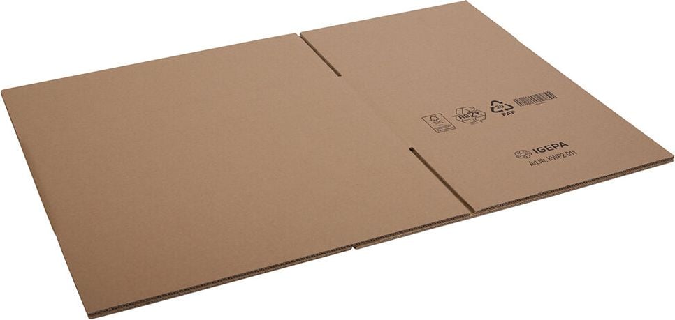 Versandkarton FEFCO 0201 KWP2-011, 586x386x272mm (LxBxH), braun, ein
Höhenriller, Pack 20 Stück