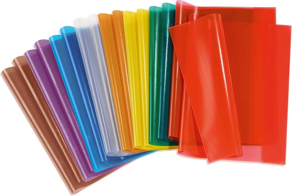 Heftschoner Herma 7480/7481/7482/7483/7484/7485, für A5 hoch, farbig-transparent, Pack 25
Stück, rot