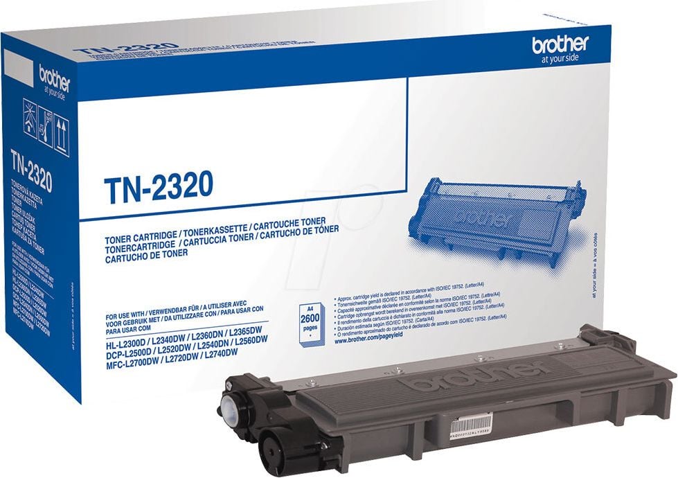 Brother Lasertoner TN-2320, schwarz. 2.600 Seiten