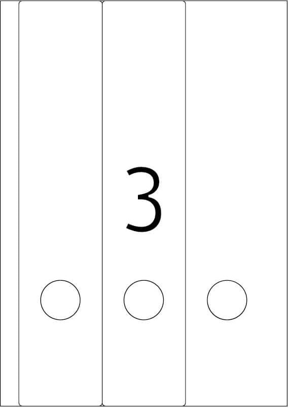 Rückenschilder Herma 4831, breit/lang, 297x61mm, Inkjet, auf A4, weiß,
Pack 25 Blatt/75 Stück