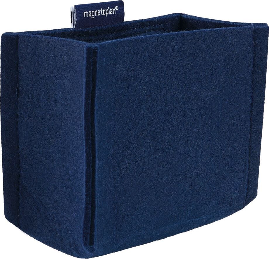 Whiteboard-Zubehörhalter Magnetoplan magnetoTray 1227714, für 12 Boardmarker, magnetisch, Filz aus 100%
rPET, bis zu 750g belastbar, ohne Inhalt, blau