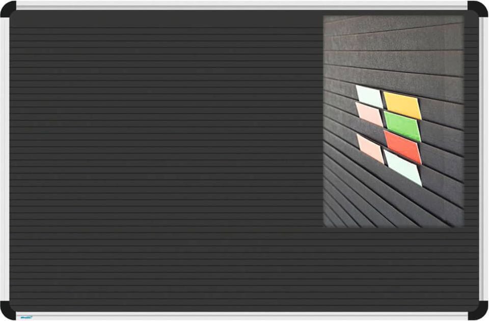 Stecktafel Ultradex Planrecord 1009, 86x62cm (BxH), 48 Planungsfelder/Bahnen,
ohne Spalten, schwarz