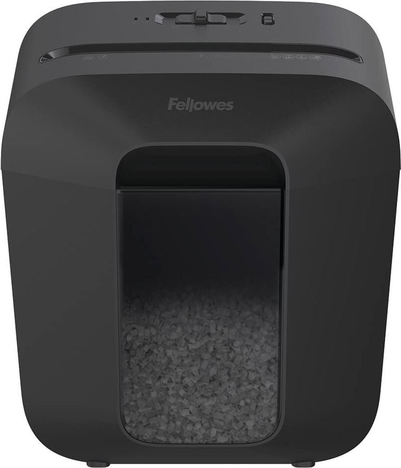 Aktenvernichter Fellowes Powershred LX25M 4170601, 4x12mm Mini-Partikelschnitt, ca. 6 Blatt,
11,5 Liter Behälter