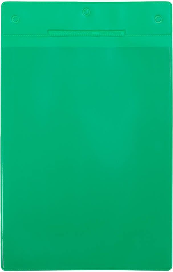 Gitterboxtaschen tarifold Kennzeichnungshülle 16220, A5 hoch, magnetisch, ohne Lasche, PVC,
Pack 10 Stück, grün