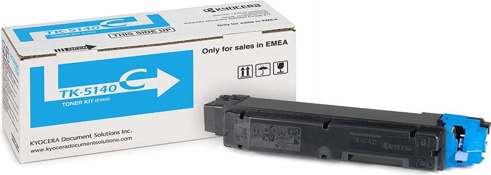 Kyocera Lasertoner TK-5140C, cyan, 5.000 Seiten