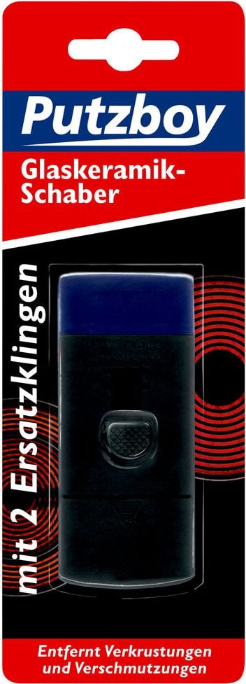 Glasschaber Putzboy 93 001 01, rostfreie Klinge, versenkbar, inkl. 2x
Ersatzklingen