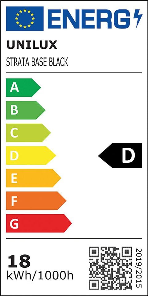 LED-Schreibtischleuchten Unilux STRATA base 40018844, 18 W, LED (warmweiß-tageslichtweiß), 2235lm, 5 Farbtemperaturen, dimmbar, USB-Ladefunktion, Standfuß, schwarz