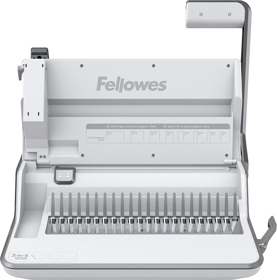 Bindegerät Fellowes Lyra 3-in-1 5603101, Plastikbindesystem, bis DIN A4, 300 Blatt
