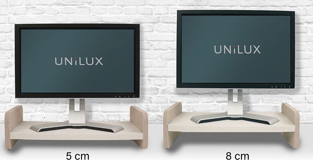 Monitorerhöhung Unilux REVERSO 400165144, für bis 22 Zoll Bildschirme, bis 16 kg