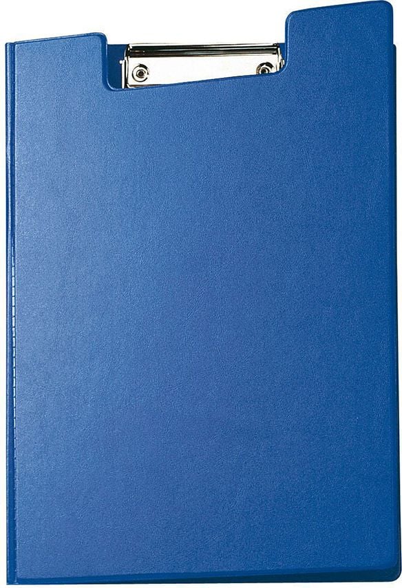 Klemmmappen Maul Schreibmappe 23392, A4, Karton folienkaschiert, mit Stiftschlaufe, blau