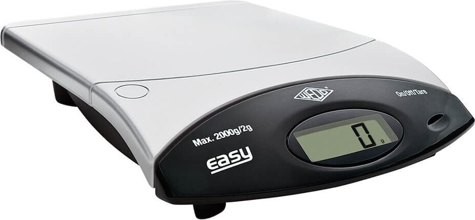 Briefwaage Wedo easy 2000, Tragkraft bis 2000g, schwarz/silber