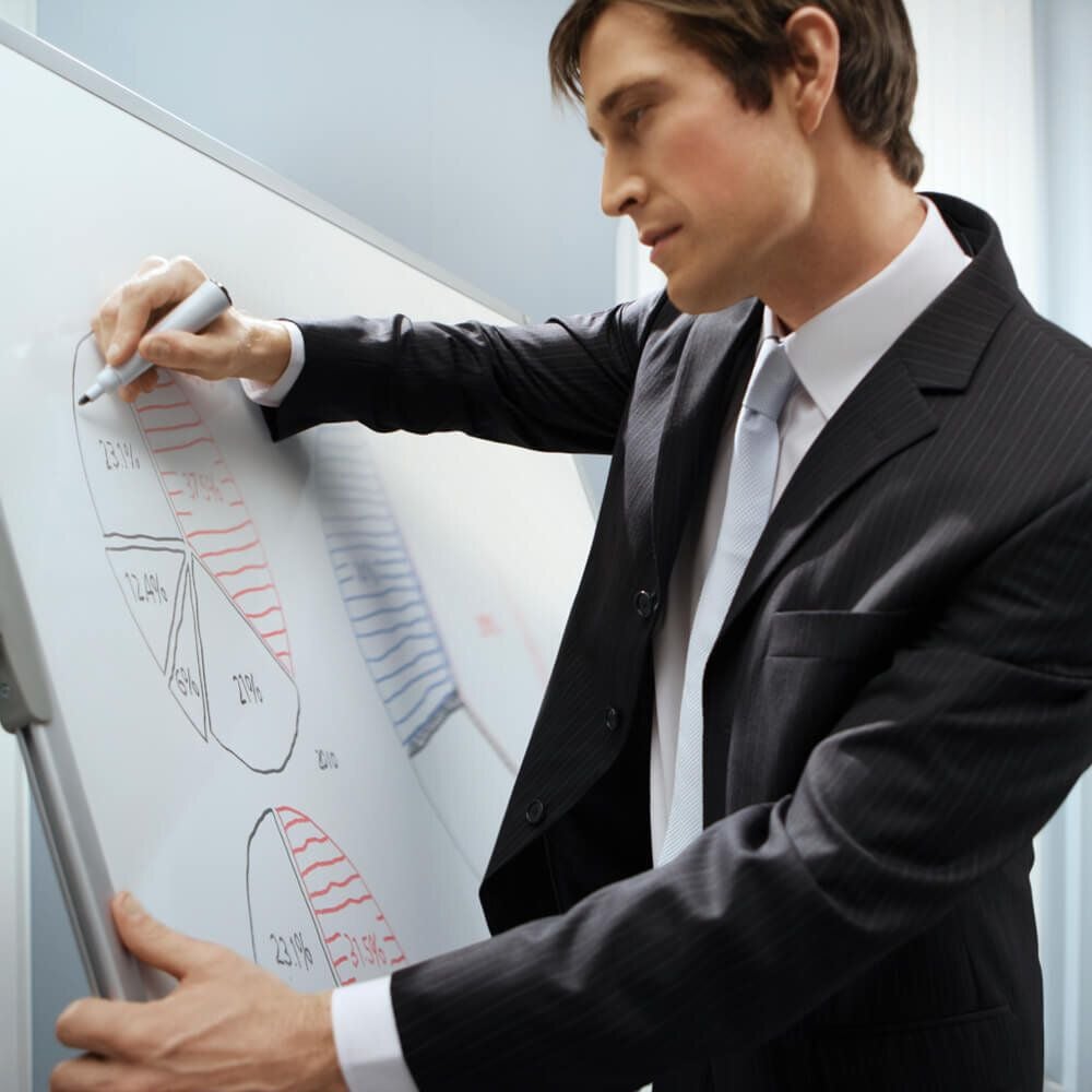 Whiteboard Nobo Classic Stahl 1901029, 90x120cm, lackiert, trocken abwischbar,
Ablageschale, Stativ-Drehtafel