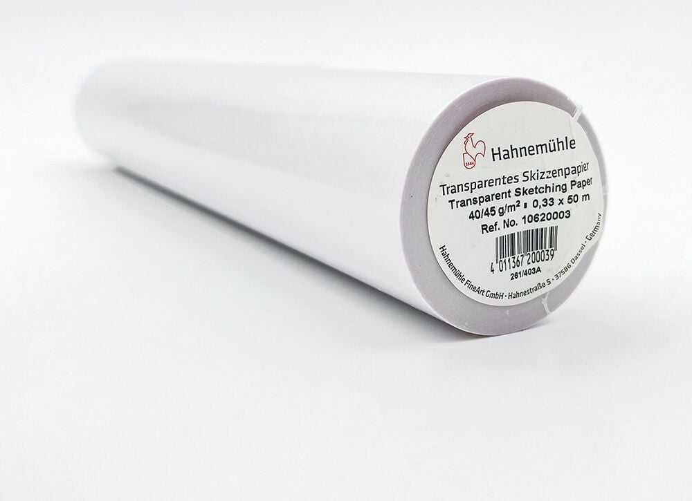 Transparentpapier Hahnemühle 10620003, 0,33x50m, 40/45 g/m², 31mm Kerndurchmesser