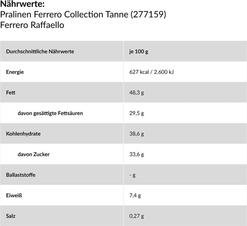 Weihnachts-Pralinen Ferrero Collection Tanne, 129g