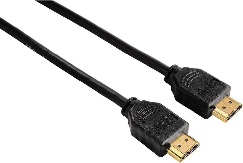 Monitorkabel Hama HDMI-Kabel mit Ethernet 205002, HDMI-Stecker / HDMI-Stecker, vergoldet, 1,5m