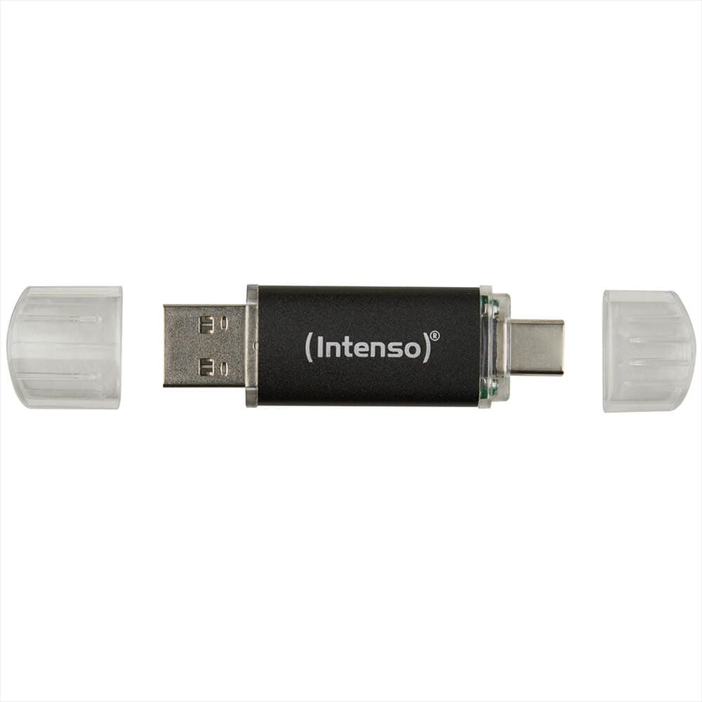 USB-Stick Intenso Twist Line 3539490, 64GB, Super Speed USB 3.2 Gen 1x1, Typ A + C,
Aluminium