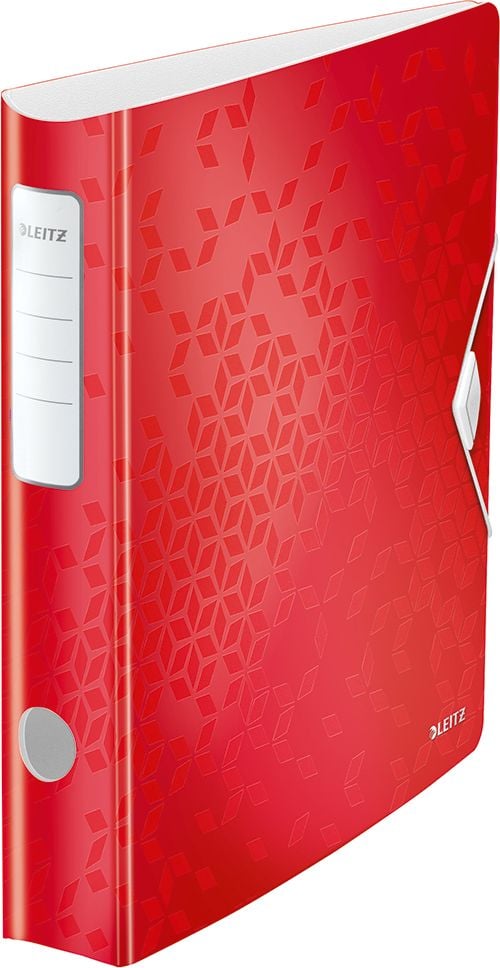 Ordner A4 Leitz Active WOW 1107, 65mm, Polyfoam, A4, 6,5cm Rücken, 180 Grad, Kunststoff, rot