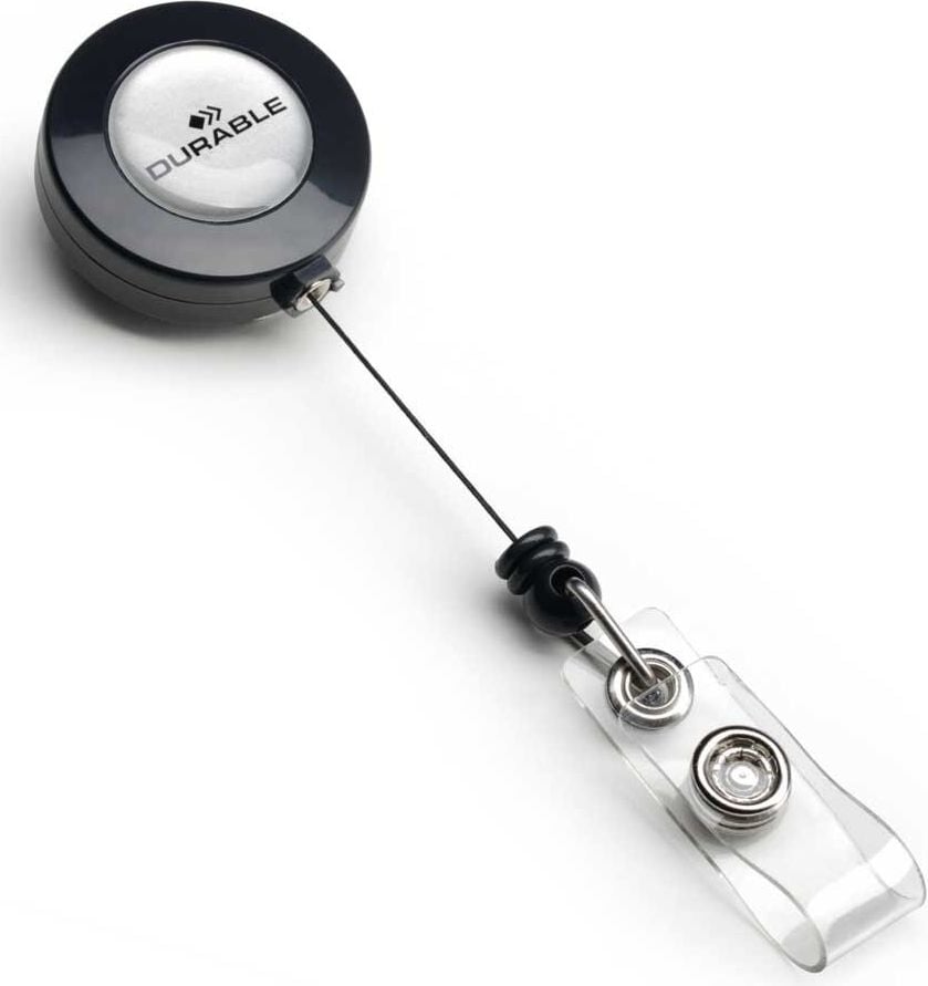 Ausweiskartenhalter Durable JoJo 8152, Druckknopf-Schlaufe, Pack 10 Stück
