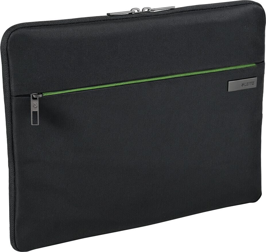 Notebooksleeve Leitz Complete Laptop Power 6224, bis 38cm / 15,6 Zoll, Schutzhülle, Polyester, schwarz, schwarz