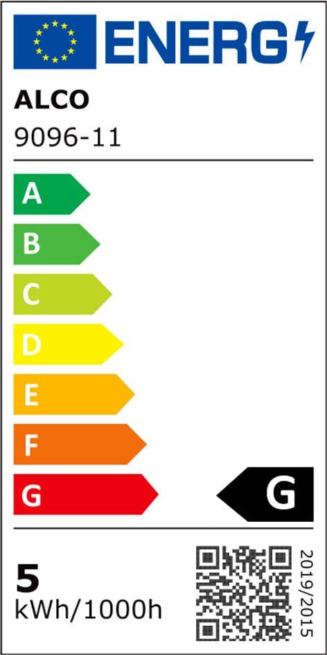 LED-Bildschirmleuchten Alco 9096-11, 5 W LED (warmweiß-tageslichtweiß), 275lm, stufenlos dimmbar, 4 Farbtemperaturen, Lichtsensor, Klemme, schwarz, schwarz