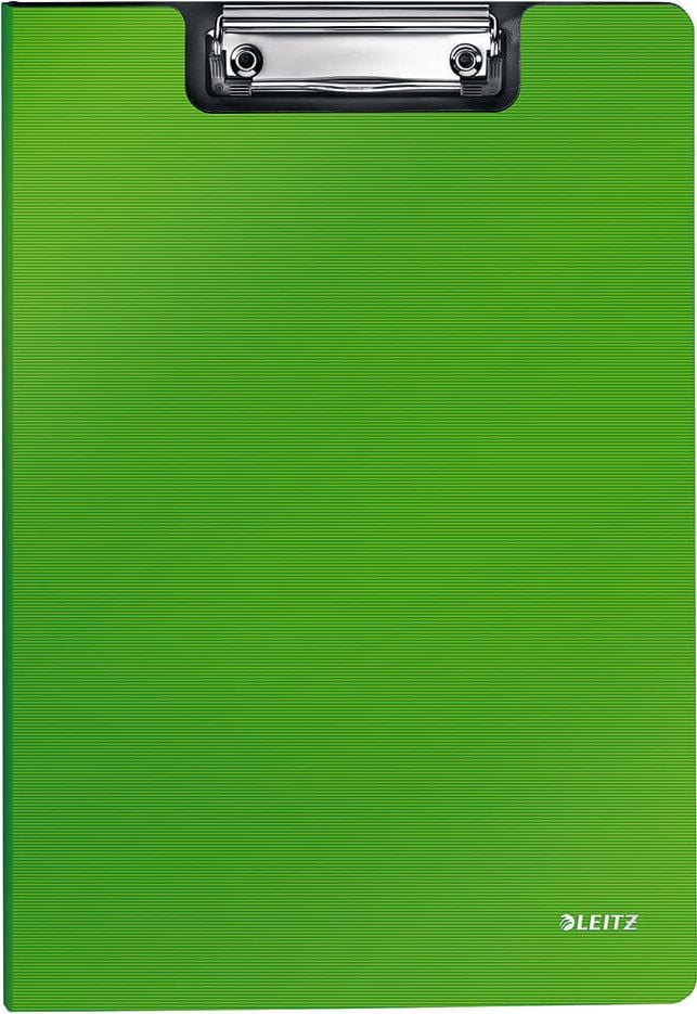 Klemmmappen Leitz Solid A4 3962, Metallklemme kurze Seite, Polyfoam, hellrot