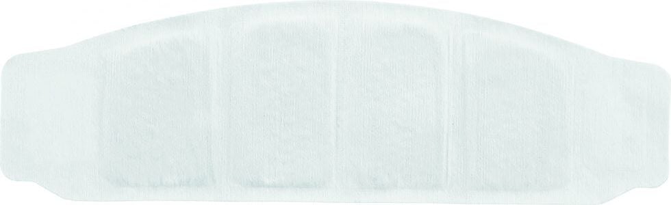 Thermo-Nackenwärmer thermopad Wärmepad Vital, luftaktiviert, bis 48 Grad bis zu 8h, 100% natürliche Inhaltsstoffe, 10x20cm, selbstklebend, weiß