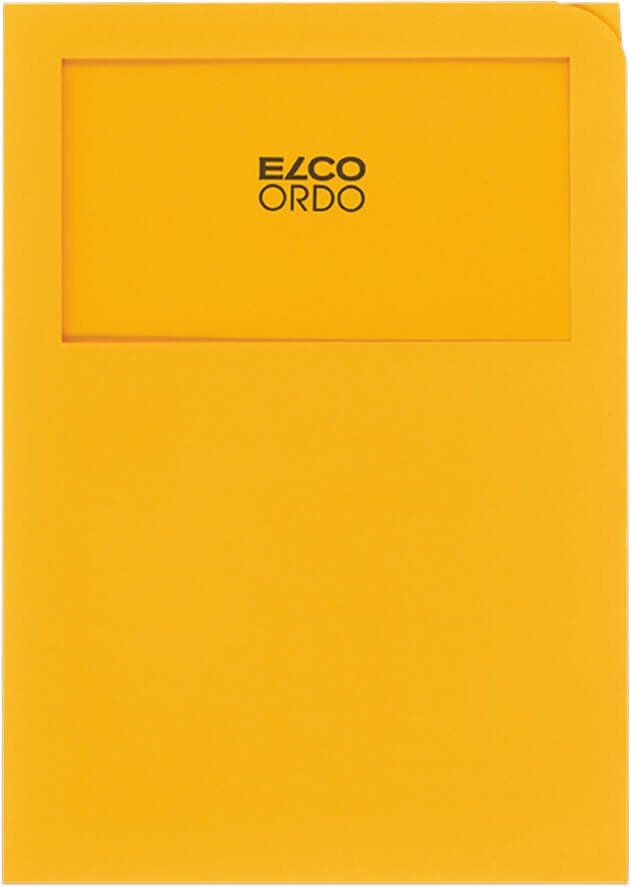 Sichtmappen Elco Ordo classico Organisationsmappe 29469, A4, Karton 120 g/m², Sichtfenster, Pack 100
Stück, goldgelb