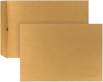 Versandtaschen B4, 250x353mm, braun 120 g/m², Haftklebung, Pack
250 Stück