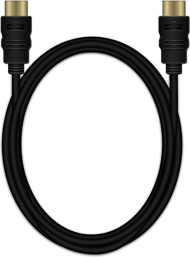 Monitorkabel MediaRange HDMI-Kabel High Speed MRCS156, HDMI High Speed mit Ethernet, 18 Gbit/s
Datenübertragungsrate, Kabellänge 1,8 m,
schwarz
