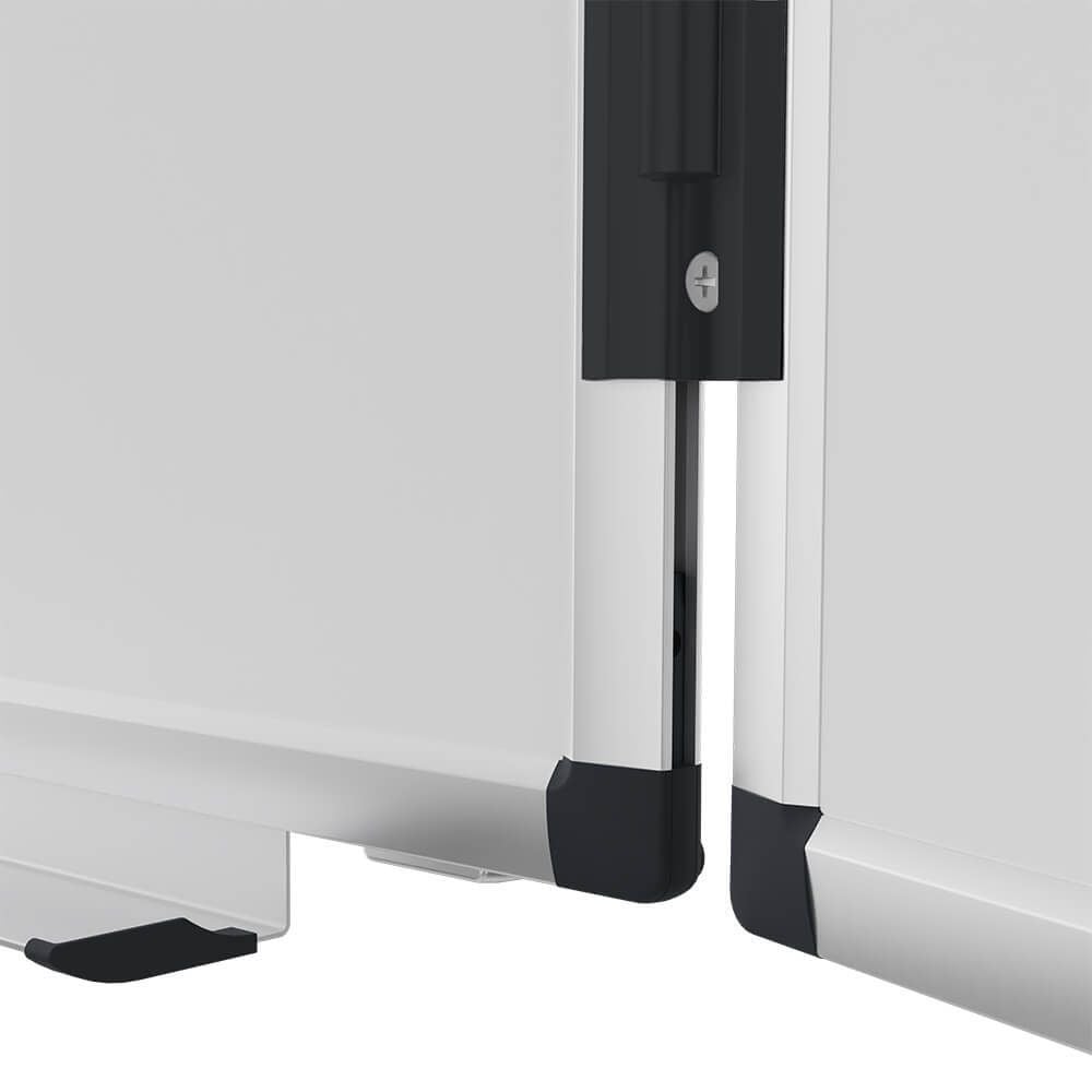 Whiteboard Legamaster Klapptafel UNITE PLUS 7-108364, Klapptafel: 3 Tafeln, ausgeklappt: 400x100cm,
emailliert, bakterienresistent, trocken
abwischbar, Aluminiumrahmen, Wandaufhängung,
FSC