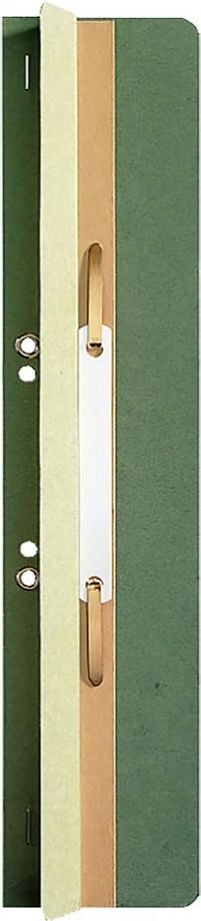 Heftrücken Leitz 3726, 65x305mm, RC-Karton, Kunststoffdeckleiste,
geöst, Heftfalz, Pack 25 Stück, grün