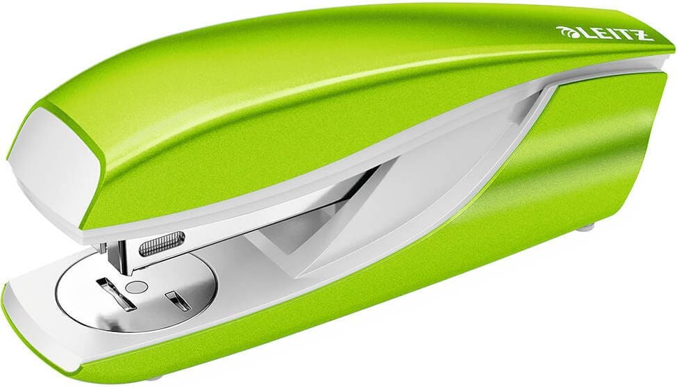 Heftgerät Leitz New NeXXt WOW 5502/OL3, bis 30 Blatt, Einlegetiefe: 65mm, WOW-Farben, grün