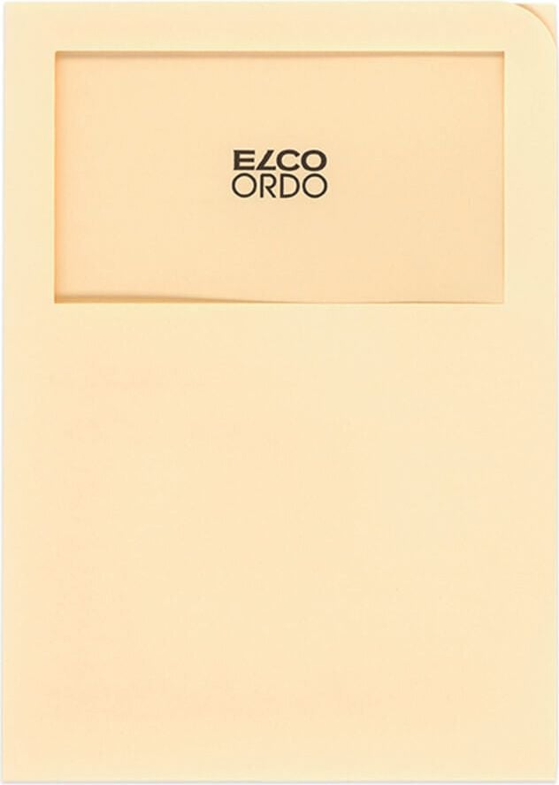 Sichtmappen Elco Ordo classico Organisationsmappe 29469, A4, Karton 120 g/m², Sichtfenster, Pack 100
Stück, chamois
