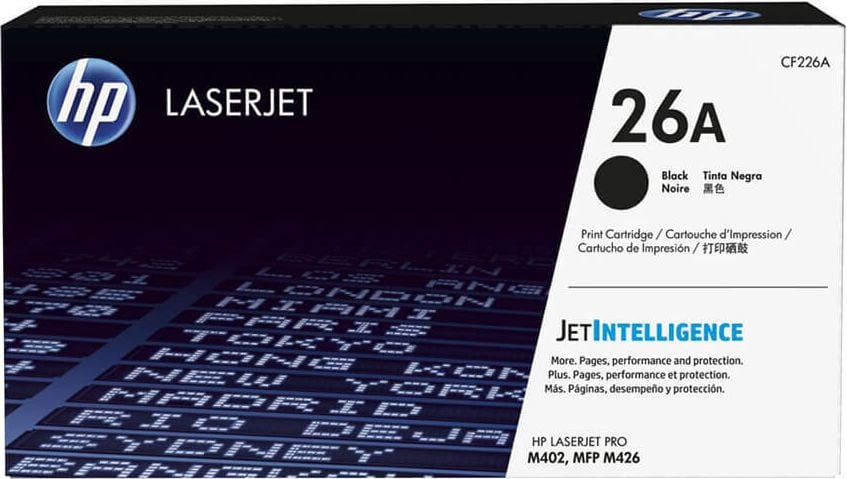 HP Lasertoner CF226A Nr. 26A, schwarz, 3.100 Seiten
