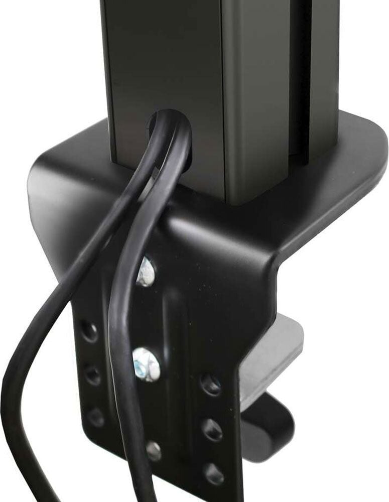 Monitorhalter Unilux AXIO 400204099, 2 Arme, Tragfähigkeit bis zu 10 kg pro
Schwenkarm, neigbar, höhenverstellbar,
Klemmhalterung, schwarz