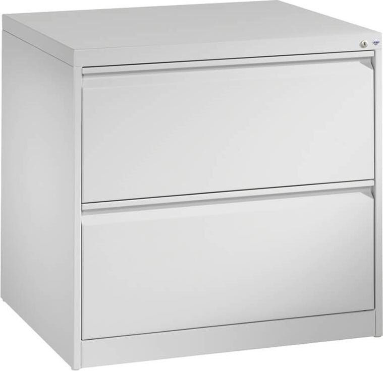 Hängeregistraturschrank CP C 2000 Acurado 12912-312, 78,7x73,3x59cm (BxHxT), 2 Schübe, 2-bahnig,
Griffleiste, hellgrau