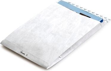 Faltentaschen Tyvek E4, 305x406x50mm Falte, Haftklebung, weiß, Pack
100 Stück