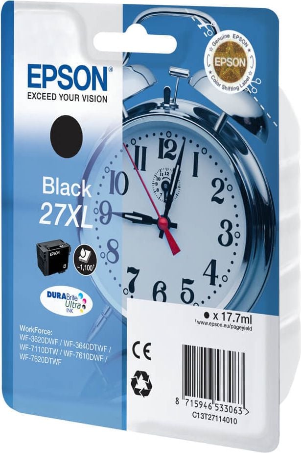 Epson Tintenpatrone T2711 27XL, schwarz, 17,7ml