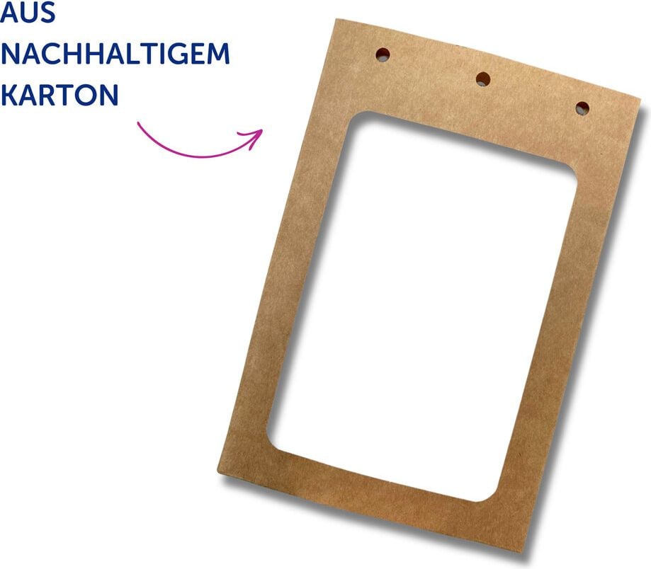 Namensschilder Avery Zweckform 4839XL, 105x148mm, Lochung (ohne Clip+Band), Pack 50 Stück