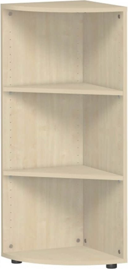 Aktenregal Geramöbel Flex S-343010, 40x110,4x40cm (BxHxT), 2 Fachböden, 3
Ordnerhöhen, ahorn