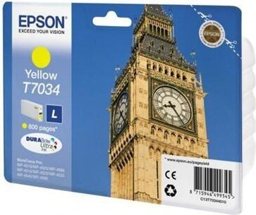 Epson Tintenpatrone T7034, yellow, 800 Seiten, 9,6ml