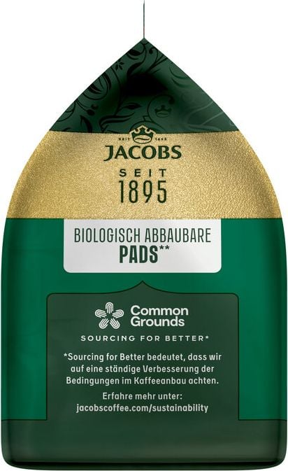 Kaffeepads Jacobs Crema Klassisch 4056760, kompatibel mit Senseo Padmaschinen, Pack 18 Stück