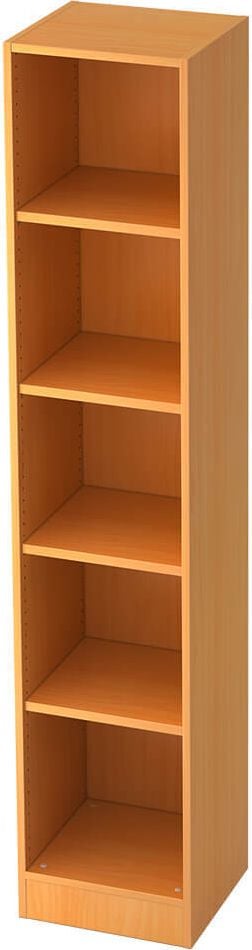 Aktenregal Hammerbacher Solid 6040, 40,6x200,4x40cm (BxHxT), 4
Fachböden, buche
