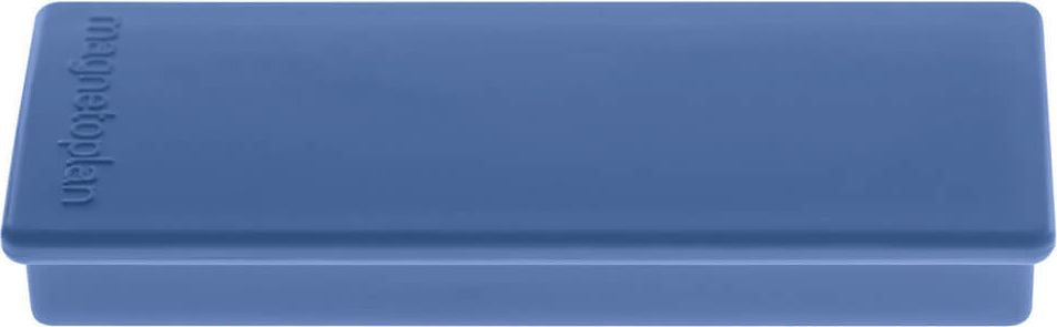 Magnete Magnetoplan Rechteckmagnet 16651, 22 x 55 mm, 8 mm hoch, 1,3 kg Tragfähigkeit,
Pack 10 Stück, dunkelblau