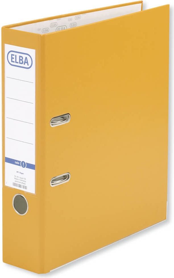 Ordner A4 Elba smart Pro 10456, 80mm, PP, A4, 8cm Rücken, PP-Folie, orange