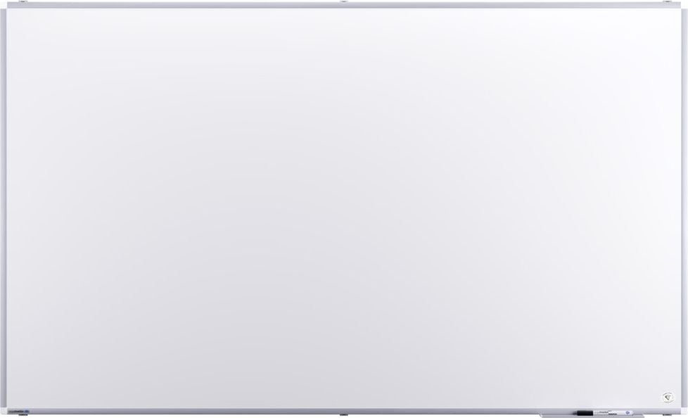 Whiteboard Legamaster Premium Plus 7-101075, 120x200cm, emailliert, trocken abwischbar, Aluminiumrahmen, Wandaufhängung, inkl. Zubehör, FSC, EU Ecolabel